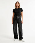 Heidi Outlet - Rahal | Weitgeschnittene Gewaschene Hose Damen