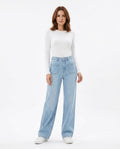 Heidi Outlet - Niren | Hochtaillierte Weitgeschnittene Hose Damen