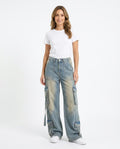 Heidi Outlet - Vesin | Weite Gewaschene Hose Damen