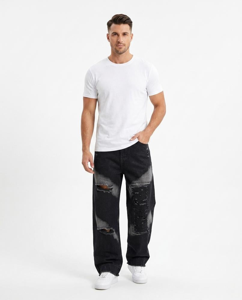 Heidi Outlet - Alvel | Zerrissene Weite Hose Herren