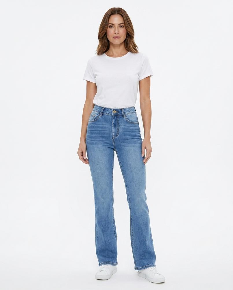 Heidi Outlet - Kanav | Hochtaillierte Gerade Hose Damen