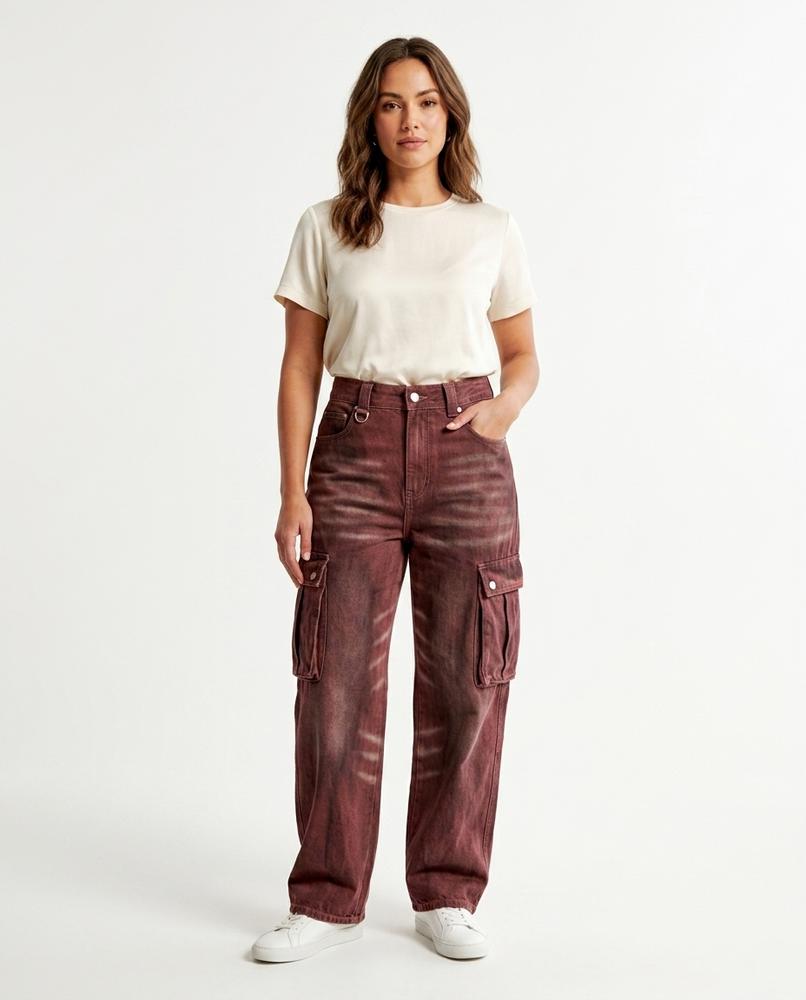 Heidi Outlet - Yolom | Gewaschene Weite Hose Damen