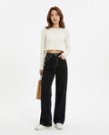 Heidi Outlet - Lomer | Hochgeschnittene Weite Hose Damen
