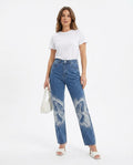 Heidi Outlet - Neken | Hochgeschnittene Bedruckte Hose Damen