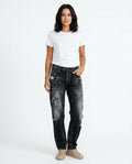 Heidi Outlet - Samer | Zerrissene Verwaschene Hose Damen