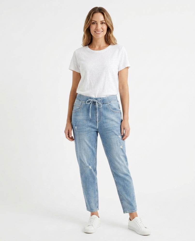 Heidi Outlet - Vavel | Gedistresste Lockere Hose Damen