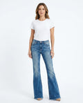Heidi Outlet - Samel | Figurbetonte Ausgestellte Hose Damen