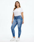 Heidi Outlet - Vinor | Enganliegende Bedruckte Hose Damen