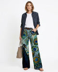 Heidi Outlet - Armel | Bedruckte Gerade Hose Damen