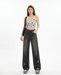 Heidi Outlet - Sever | Weitgeschnittene Bedruckte Hose Damen
