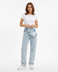 Heidi Outlet - Tiron | Hüfthohe Weitgeschnittene Hose Damen
