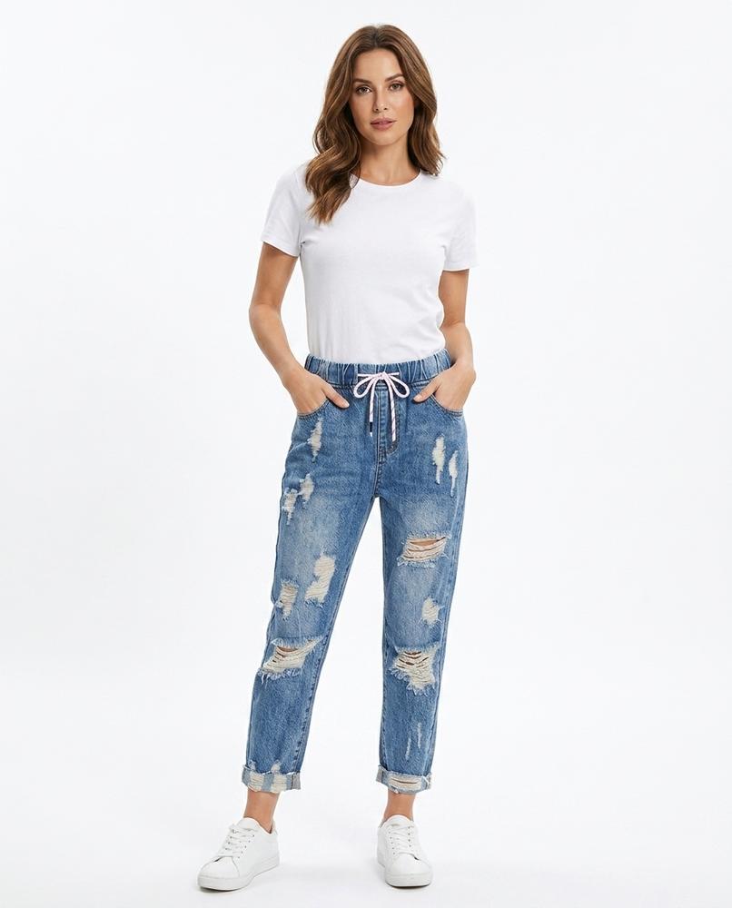 Heidi Outlet - Taken | Zerrissene Elastische Hose Damen