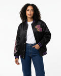 Heidi Outlet - Raver | Bestickte Glänzende Jacke Damen