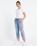 Heidi Outlet - Venal | Lockere Applizierte Hose Damen