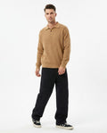 Heidi Outlet - Nirel | Langärmliger Strukturierter Pullover Herren